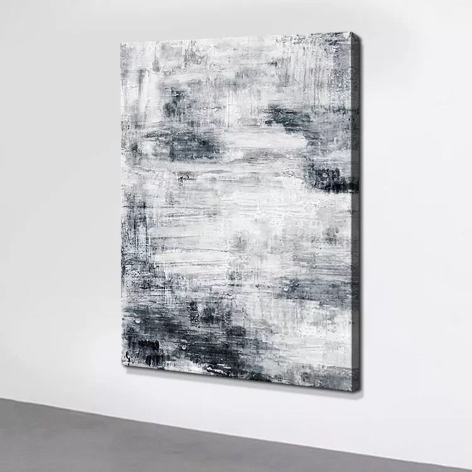Large Textured Abstract Painting: Hand-painted Canvas Wall Art - Etsy