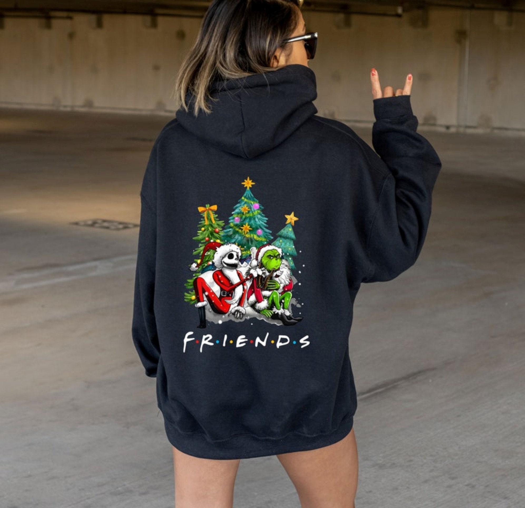 Grinch Hoodie - Etsy UK