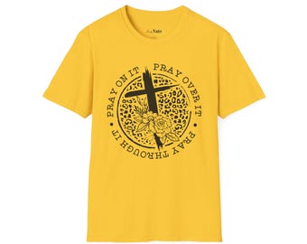 Pray On It - Christian, faith, unisex t-shirts