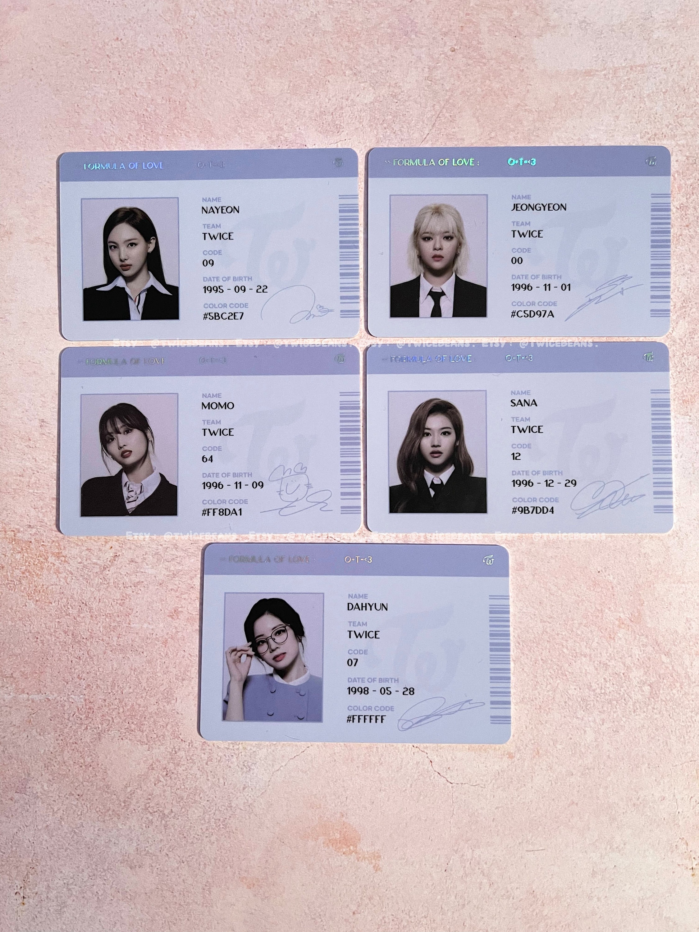 Twice Id Cards