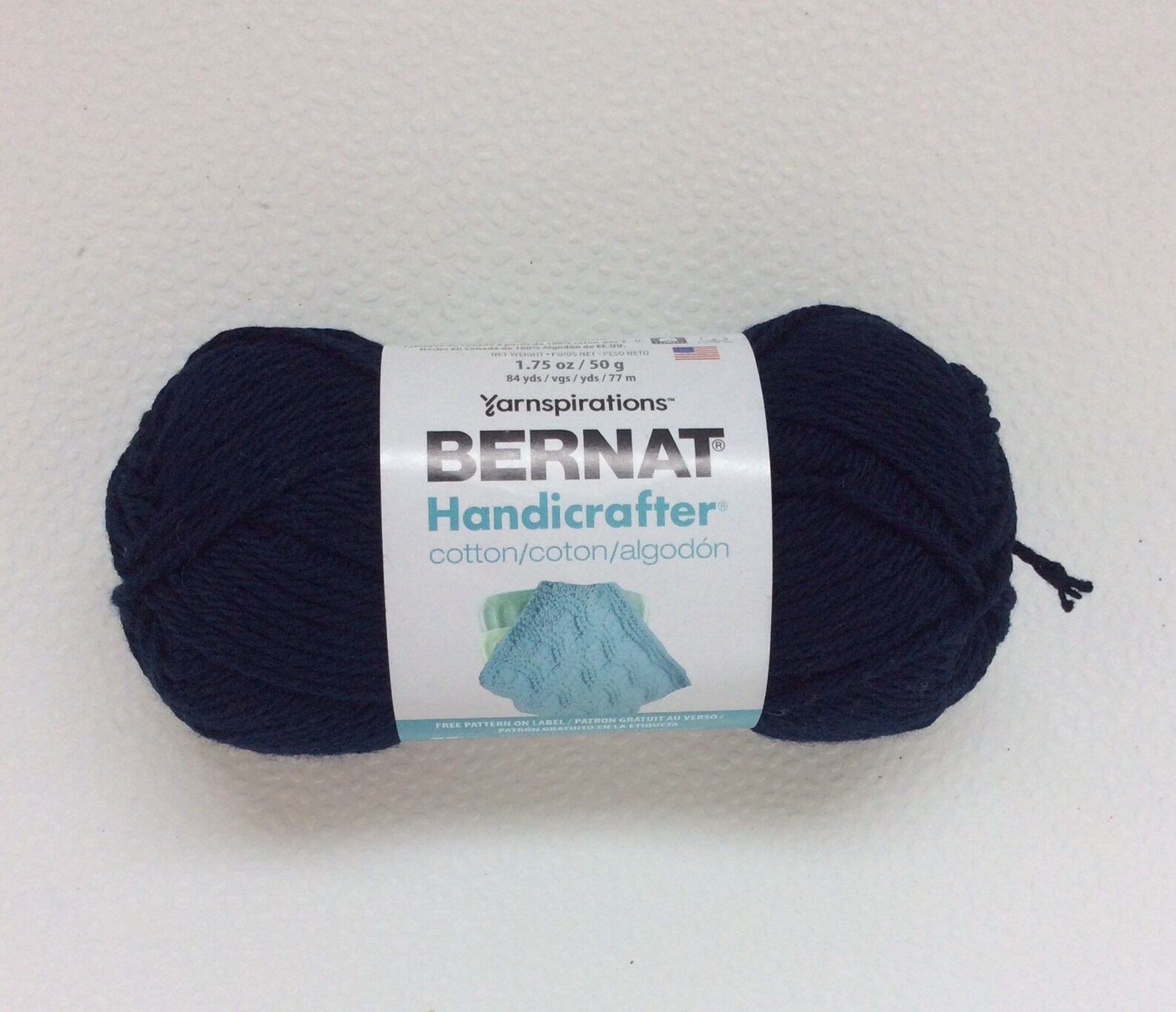 Navy Bernat Handicrafter Cotton Etsy