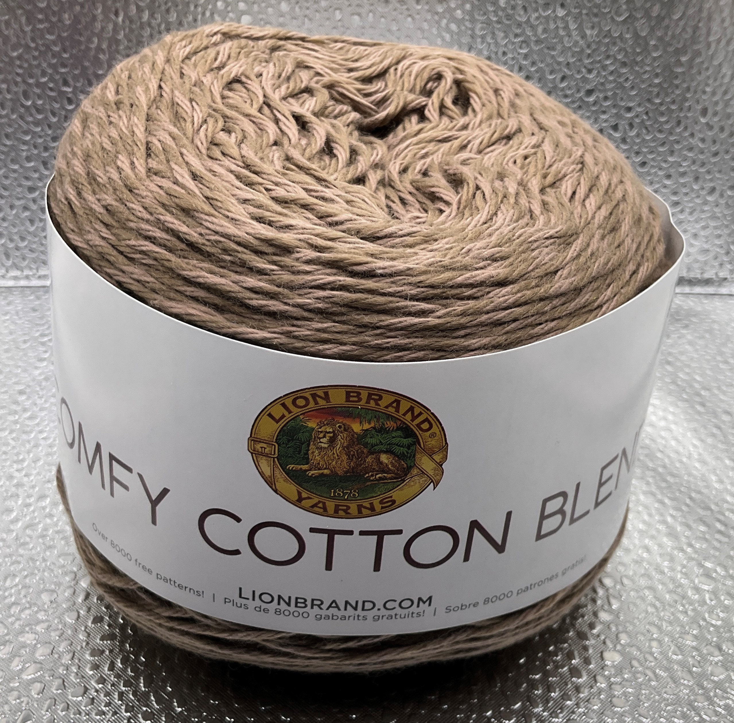 Mochaccino Lionbrand Comfy Cotton Blend