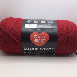 Red Heart Super Saver Yarn-Burgundy, 1 count - Kroger