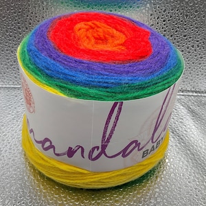 Rainbow Falls Lionbrand Mandala Baby