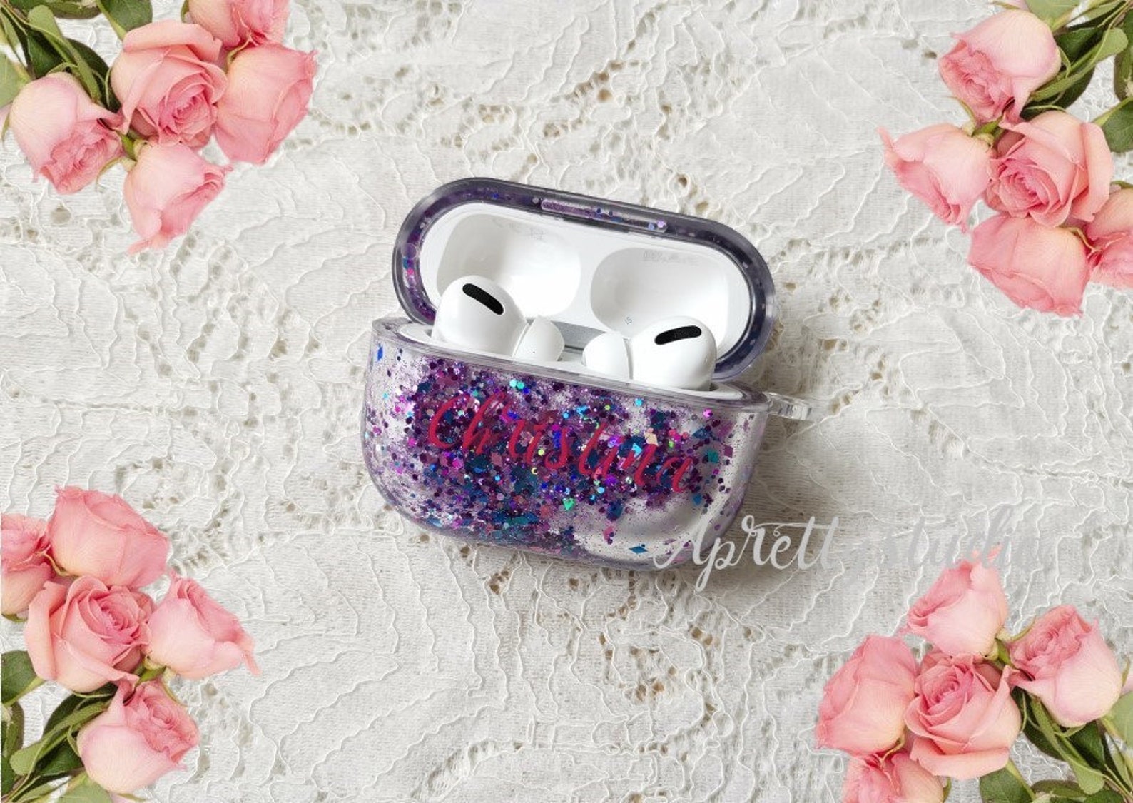 Airpod Case Liquid Glitter Bling Airpod Case for Airpod 1 Etsy UK