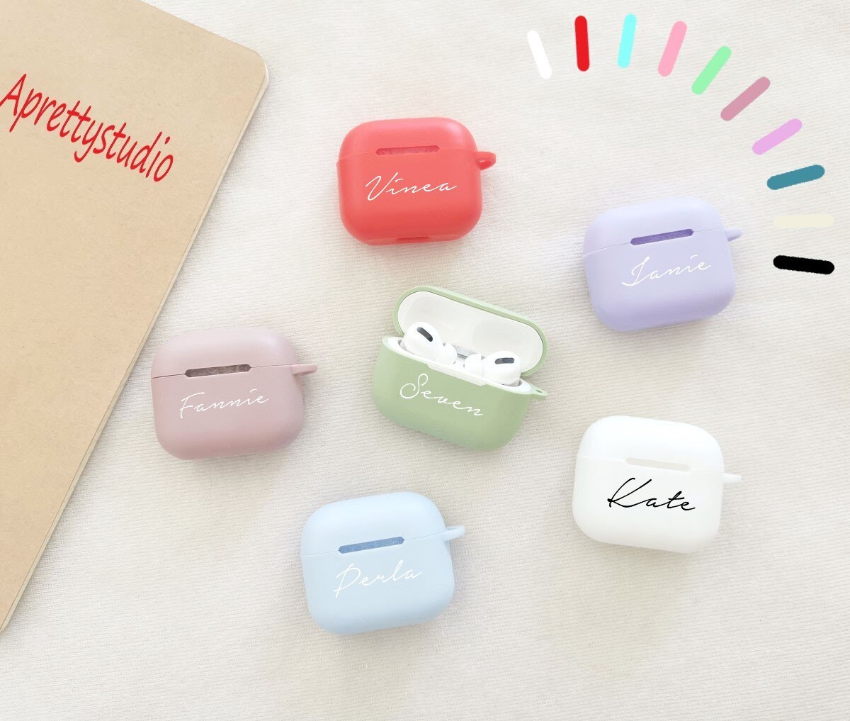 iMeetCase Custom Name Case for Apple AirPods 3,DIY TPU Soft Personalized  Text Gift Shock Absorption …See more iMeetCase Custom Name Case for Apple
