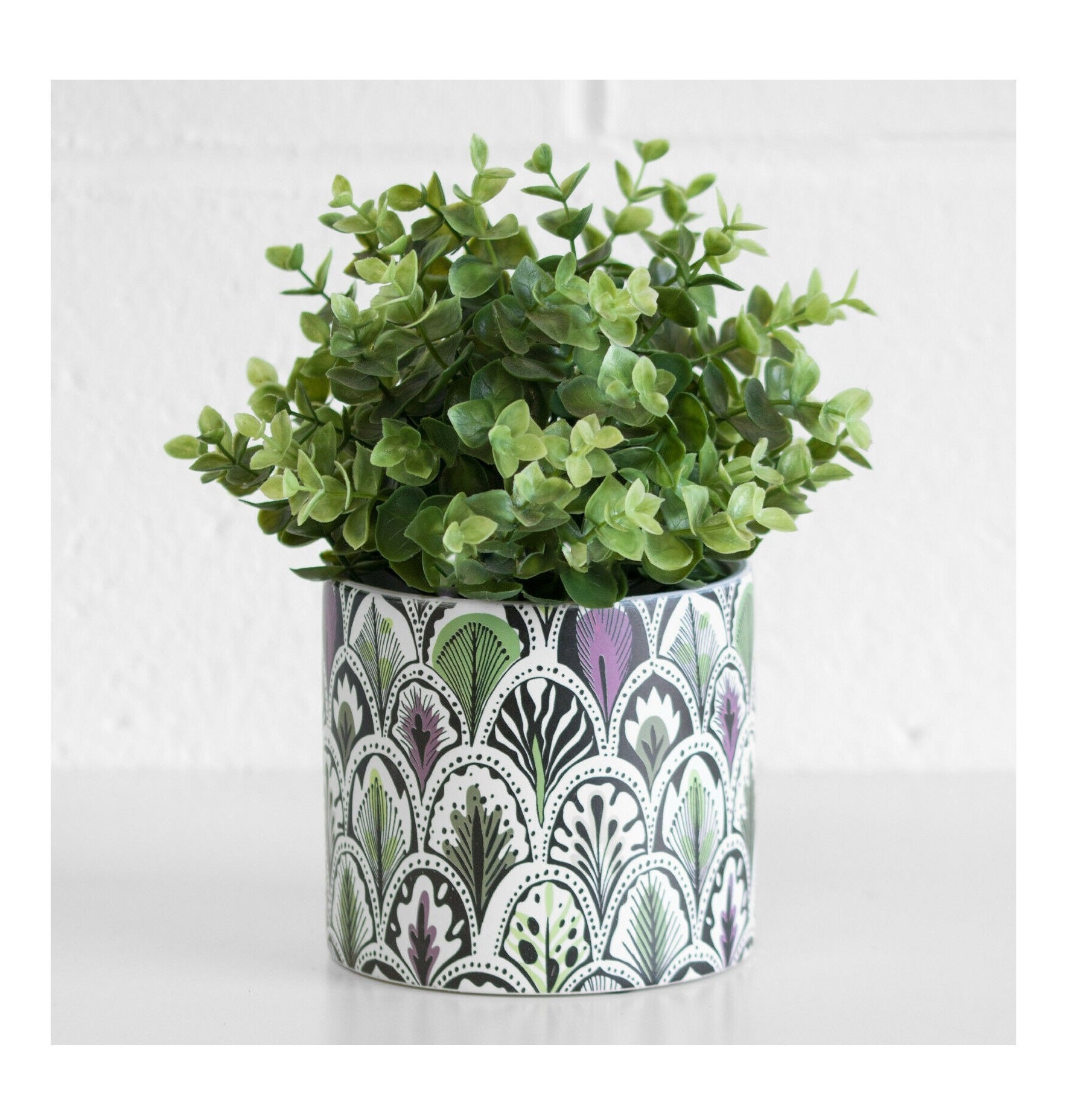 13.5cm Large Botanical Leaves Ceramic Indoor Plant Pot Holder Etsy UK
