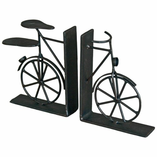 Cycle Bicycle Metal Book Ends Vintage Style Bookends Shelf Etsy UK