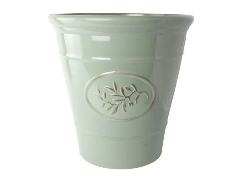 heritage green plant pots