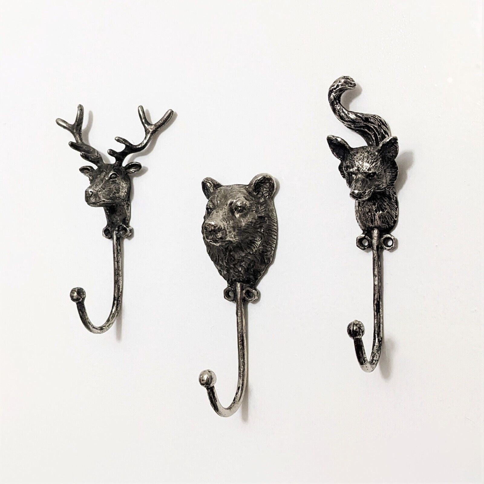 Kids Dinosaur Wall Mounted Coat Hooks Wooden Door Hanger For Boys