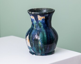 Art Nouveau Vase Pottery Wettengel - 1910 - Art Deco Ceramics
