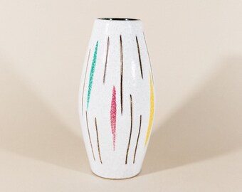 Scheurich Vase WGP Form No. 248/38, West Deutsche Art Keramik 70s 80s Mid Century Design