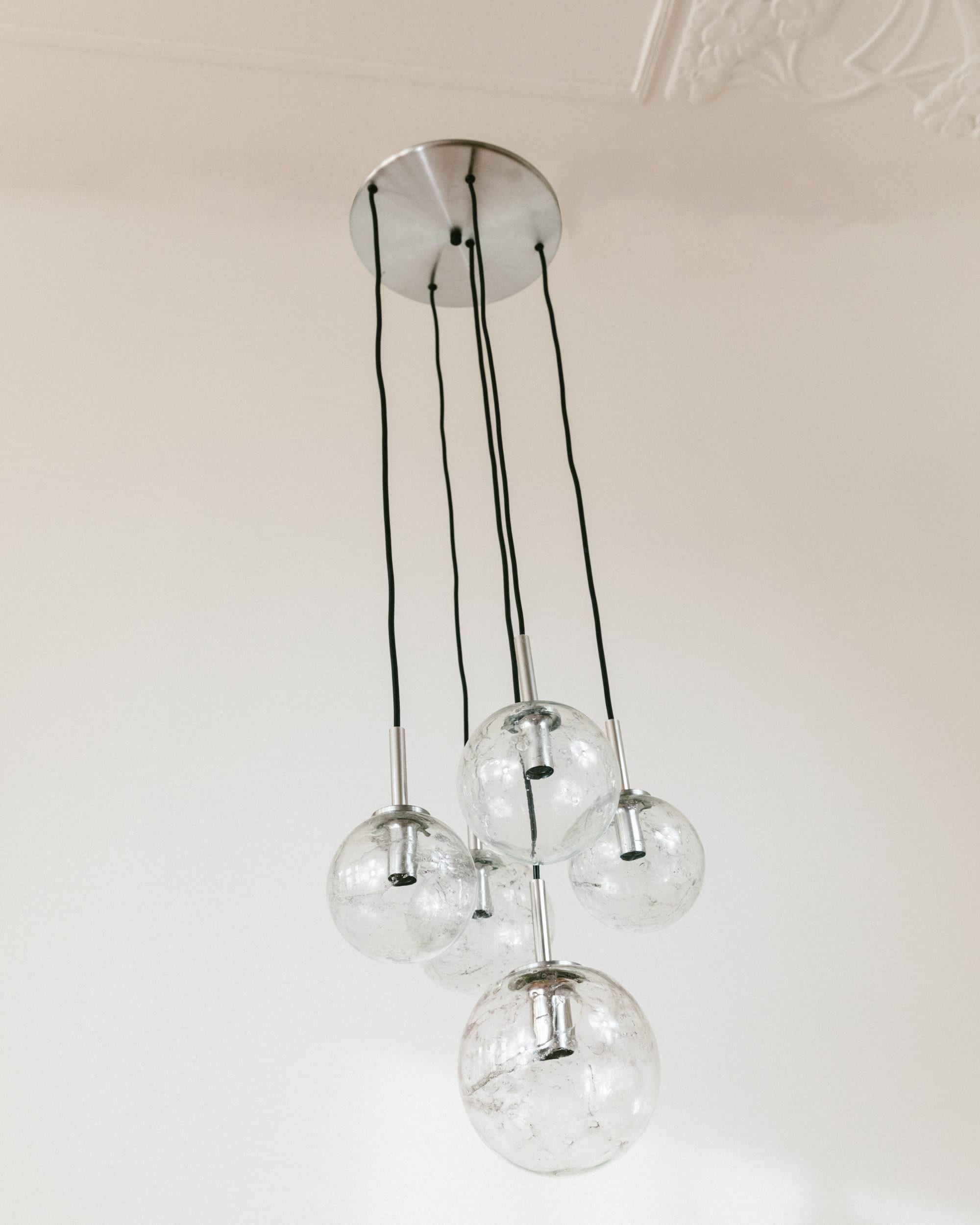Lustre moderne top light boomerang 1200 8 e27 led plafonnier sphères de