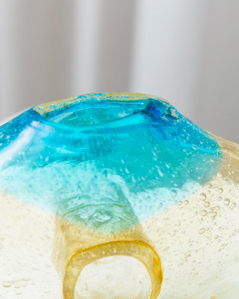 Donut Hole Vase by Margies Garden Mid Century Vintage Design Etsy