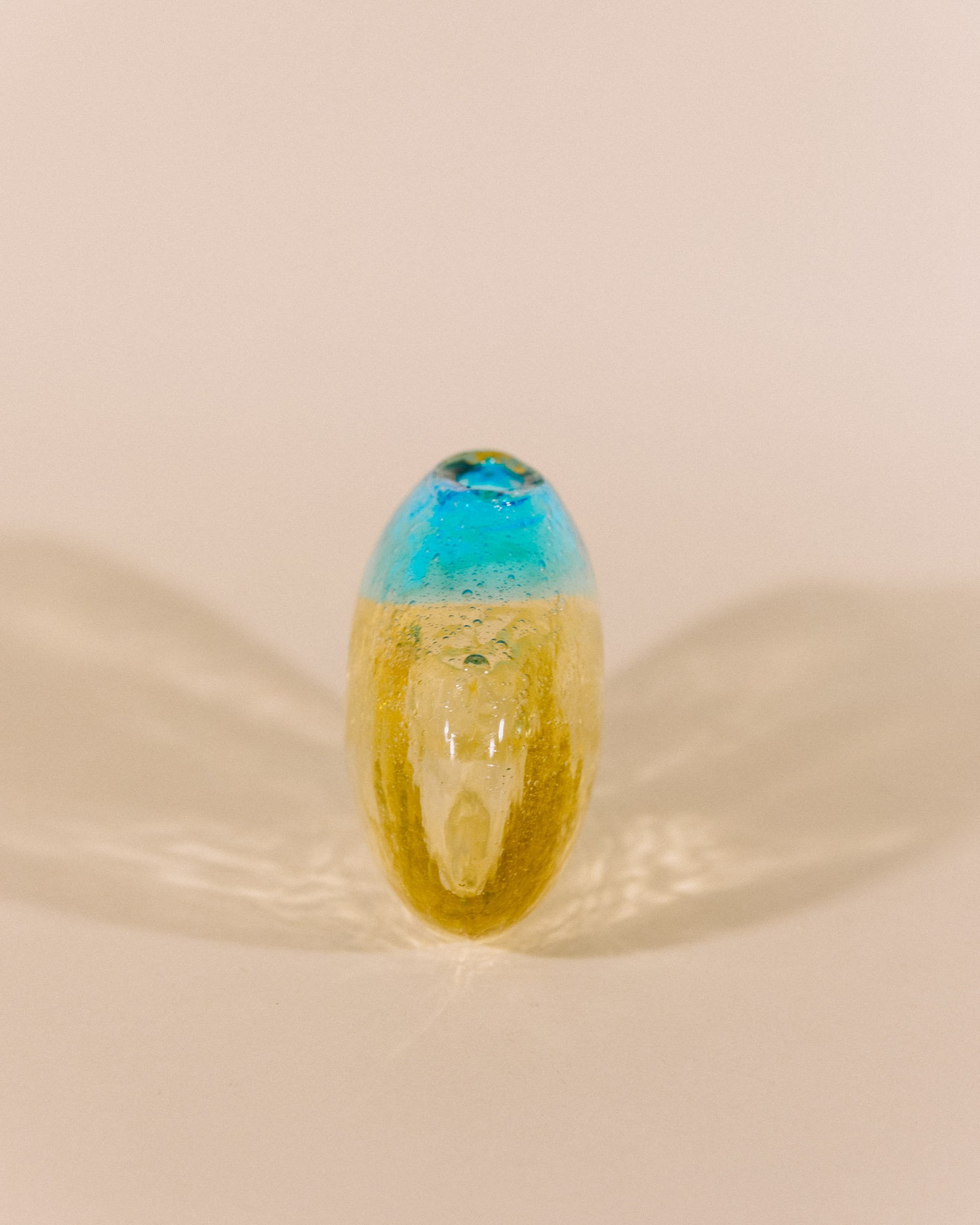 Donut Hole Vase by Margies Garden 1970 Art Mid Century Etsy