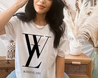 Wonderland Designer Shirt | Alice in Wonderland t-shirt, Gift for Book Lovers, Luxury designer theme park tee