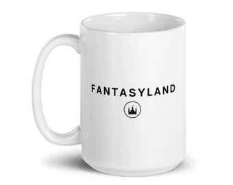 Fantasyland Icon Mug | Magic Kingdom | Disneyland | Disney World | Gift for Disney Fan | Bookish Gift | Gift for Book Lovers | Theme Park