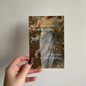 Impresión artística de letras The Man, Póster de álbum de amantes, Arte de pared de la galería de música y letras