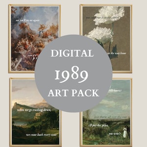 Set di cartoline artistiche con testi dell'album DIGITALE del 1989