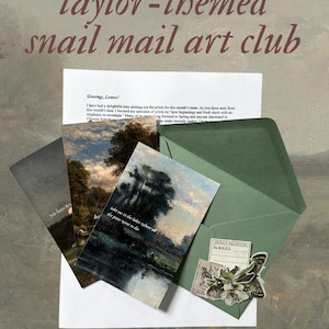 Snail Mail Club - Taylor Themed Lyric Art Print Bundle image 1