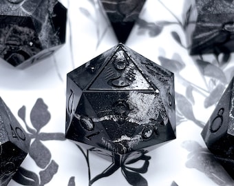 Mind Sliver - Handmade Dice Set D&D TTRPG Sharp Edge