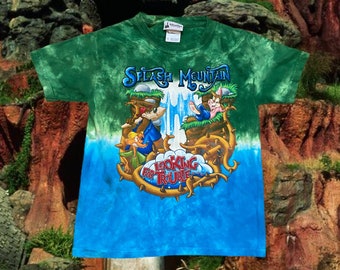 splash mountain tie dye shirt