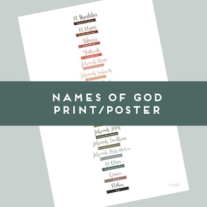 Names of God Print/Poster