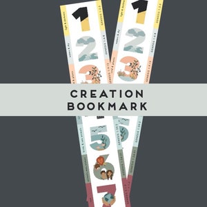Days of Creation Biblical Bookmark PRINTABLE