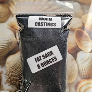 Worm Castings -Fat Pack (8oz) | Hermit Crab Food