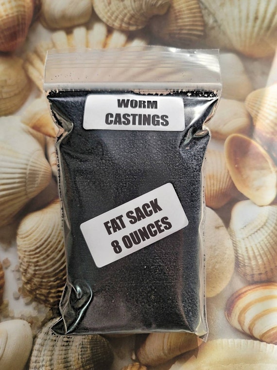 Worm Castings -Fat Pack (8oz) | Hermit Crab Food
