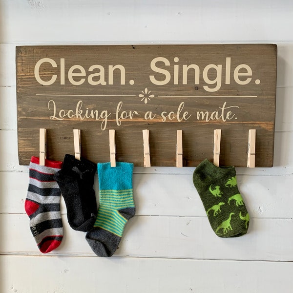 Laundry Room Decor, Missing Sock Sign, Home Decor, Farm House Decor, Funny Signs