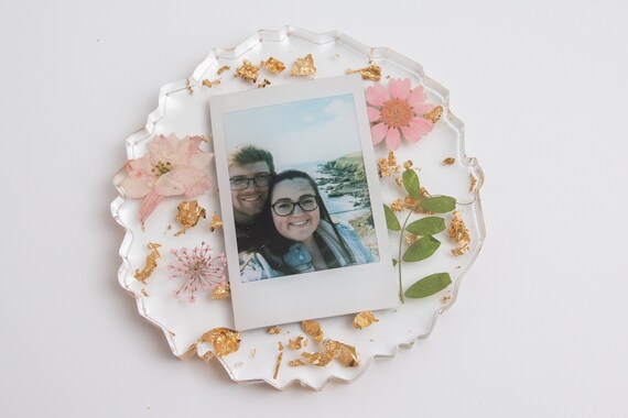 Resin Polaroid Coaster Resin Polaroid Coaster
