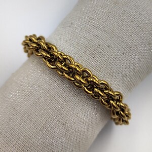 Chain bracelet with pretty stainless steel links HOLY CROSS