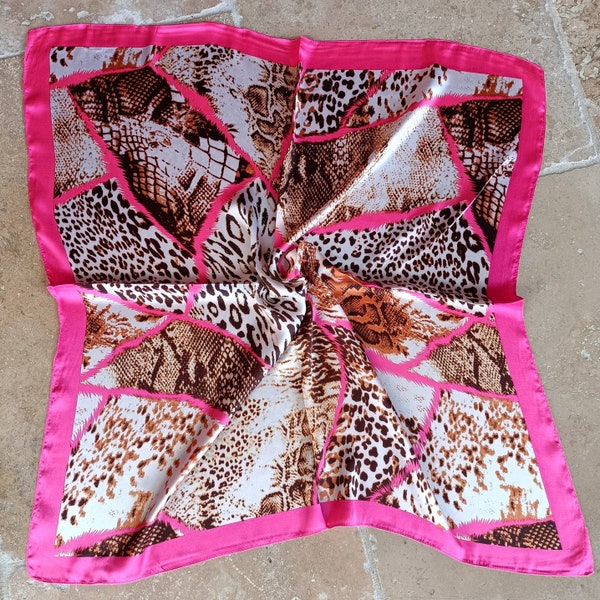 Foulard imprimé animal AMALFI