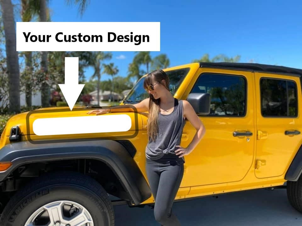 Jeep Name for Hood (Set)