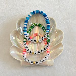 The Summer I Turned Pretty Inspired Bracelets, Team Jeremiah, Team Conrad & Team Belly Bracelets