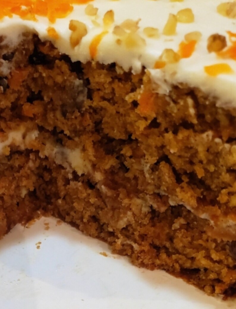 Best CARROT CAKE Ever can Be Made With or Without Nuts and Etsy