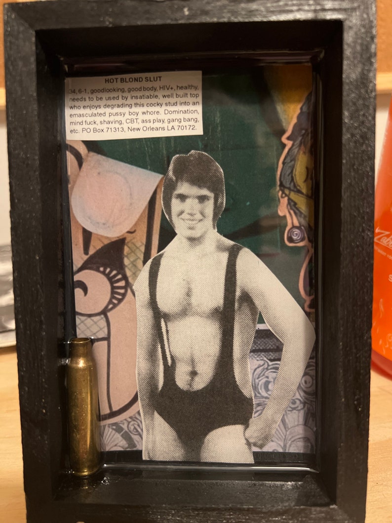 Vintage Gay Erotic Collage Art LGBT Male Queer Nude Pinup 91 Etsy