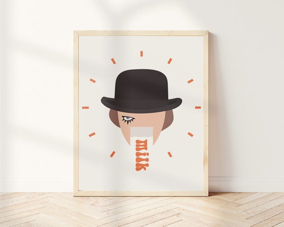 A Clockwork Orange Minimalist Giclee Art Print Film Poster | Etsy