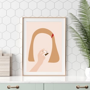 Margot Minimalist Giclee Art Print, The Royal Tenenbaums Wes Anderson-Inspired Film Poster,  Gifts for Film Lovers