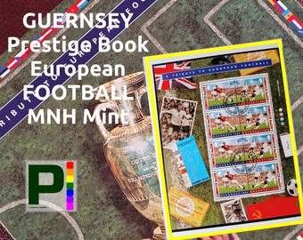 GUERNSEY Prestige Book - European FOOTBALL | Channel Islands | Postage Stamps |