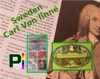 Sweden Carl Von Linné | Souvenir Booklet | Postage Stamps |