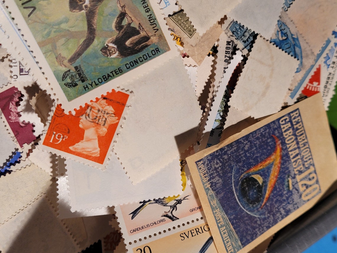MEGA Stamps GIGA Stamps Bulk 200 or 500 grams Postage Etsy