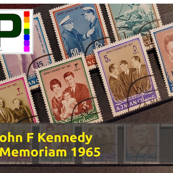 John F Kennedy Stamp Etsy