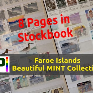 FAROE ISLANDS Super Collection | Red Stockbook w/ FÆRØERNE |
