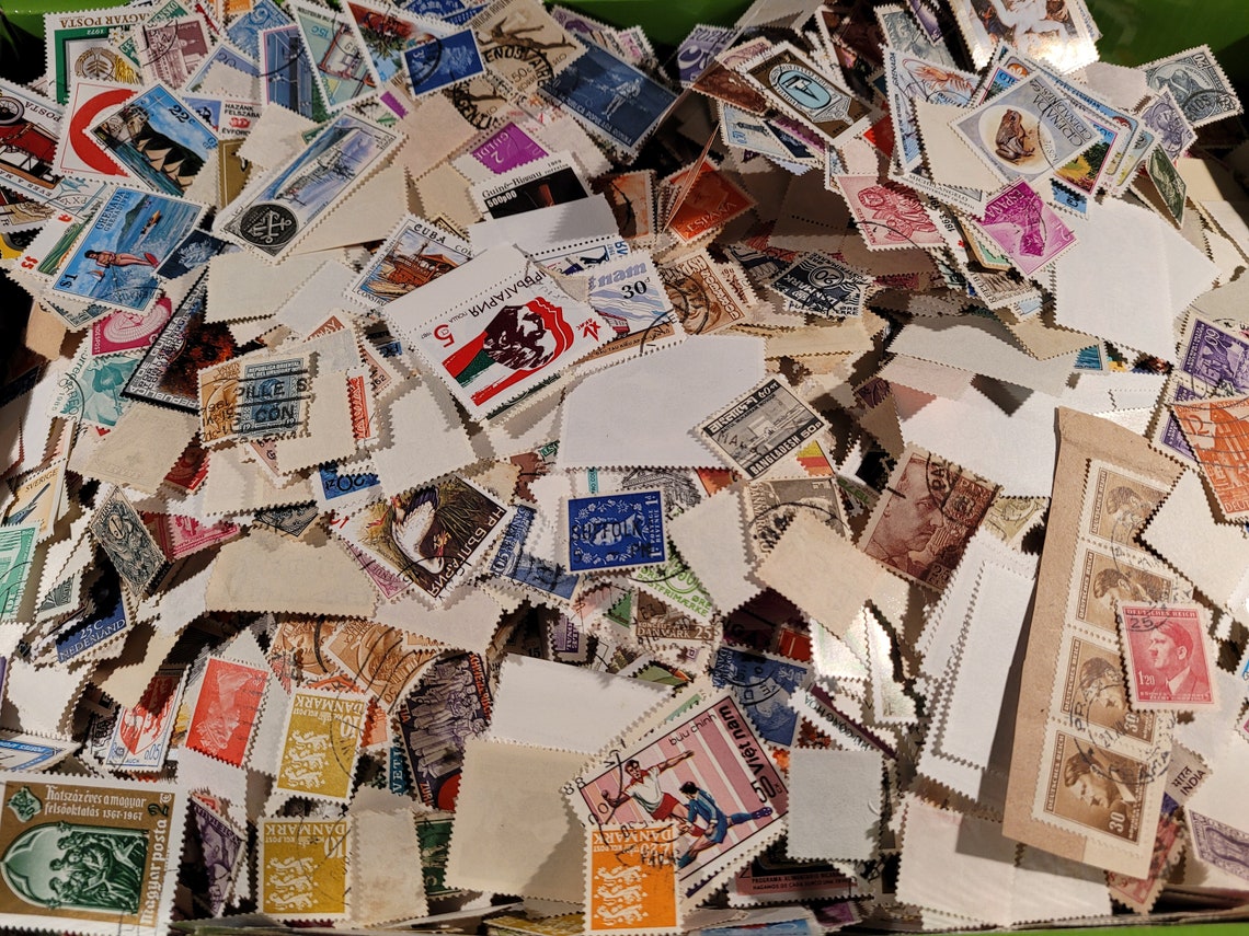 MEGA Stamps GIGA Stamps Bulk 200 or 500 grams Postage Etsy