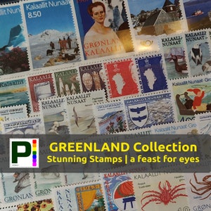 Greenland Collection | Beautiful stamps MINT | on 4 Stocksheets