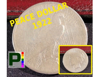 PEACE DOLLAR 1922 | Silver | LIBERTY | In God We Trust |