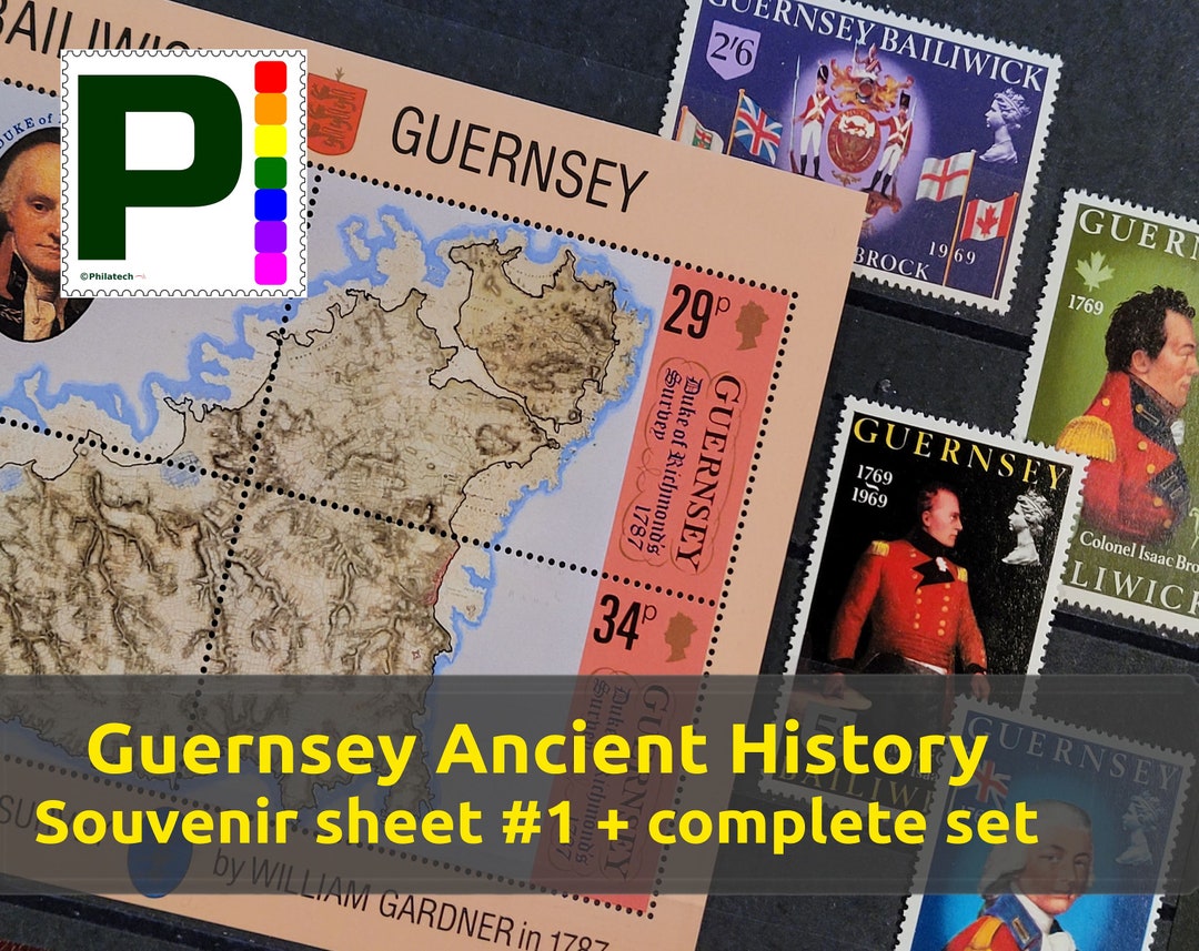 Survey map of Guernsey Sir Isaac Brock GUERNSEY Ancient Etsy Portugal