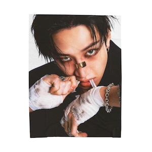 Bangchan Stray Kids Karma Velveteen Plush Blanket | SKZ Members Kpop Merch | STAY Gift